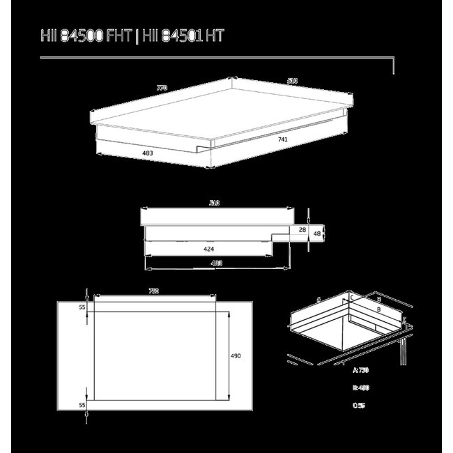 Beko inductie flex HII88810NT
