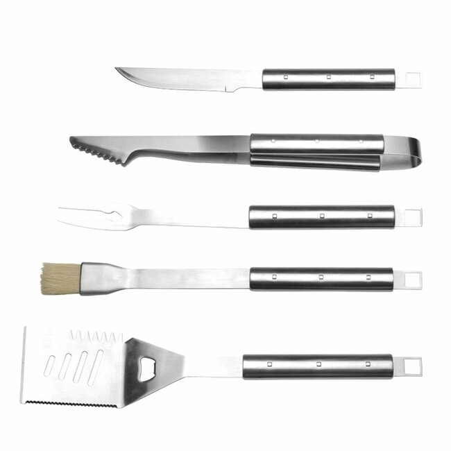 Berghoff 6-delige barbecue set in tas