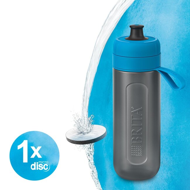 Brita waterfilterfles active blauw