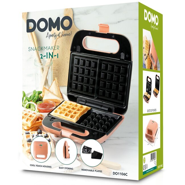 Domo croque-wafel - DO1106C