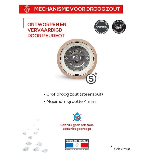 Peugeot paris u'select zoutmolen chocolade - 18 cm