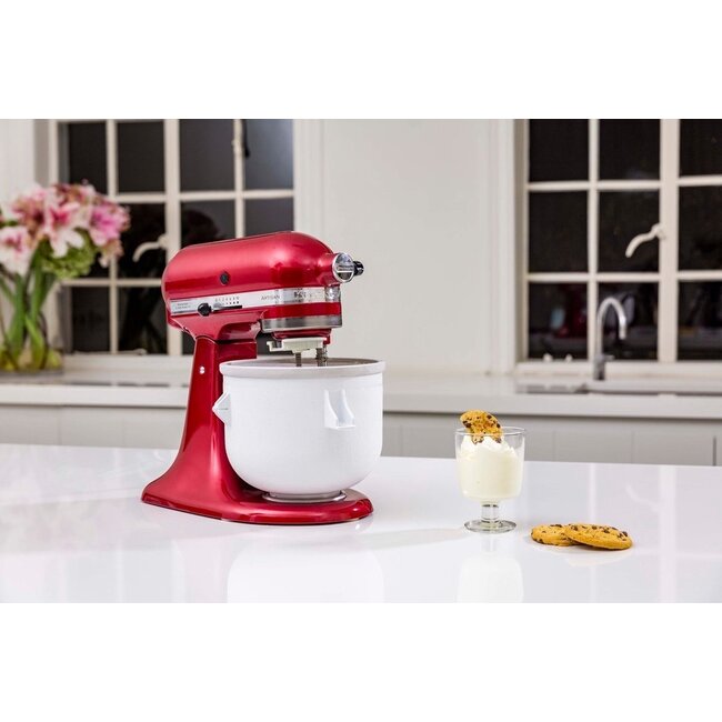Kitchenaid keukenrobot keizerrood+ roomijsmaker