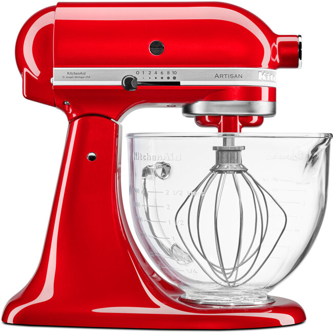 Kitchenaid glazen mengkom 4,7l 5KSM5GB
