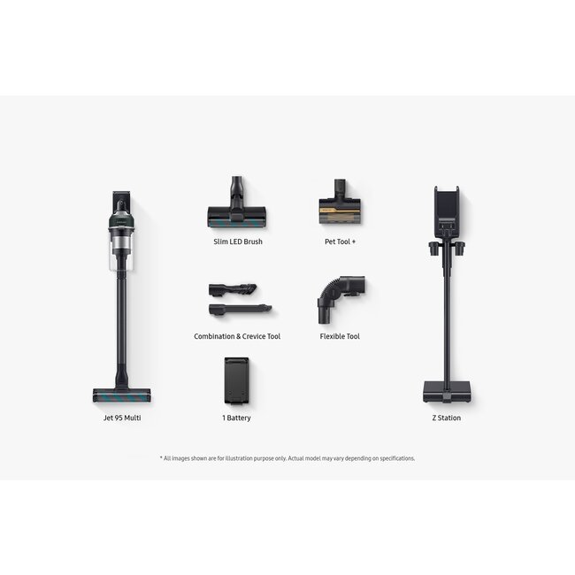 Samsung Steelstofzuiger Jet 95 VS20C954CTNWA