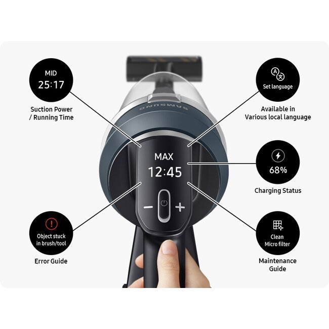 Samsung Steelstofzuiger Jet 95 VS20C954CTNWA