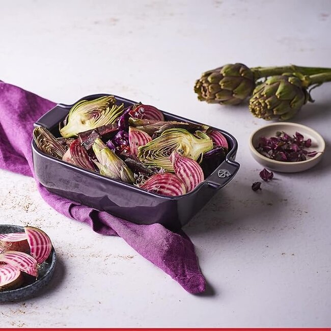 Peugeot Appolia schotel rechthoekig - aubergine