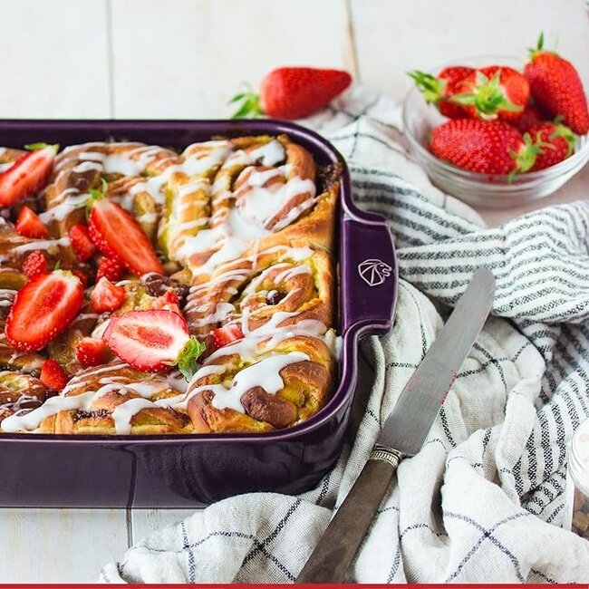 Peugeot Appolia schotel rechthoekig - aubergine