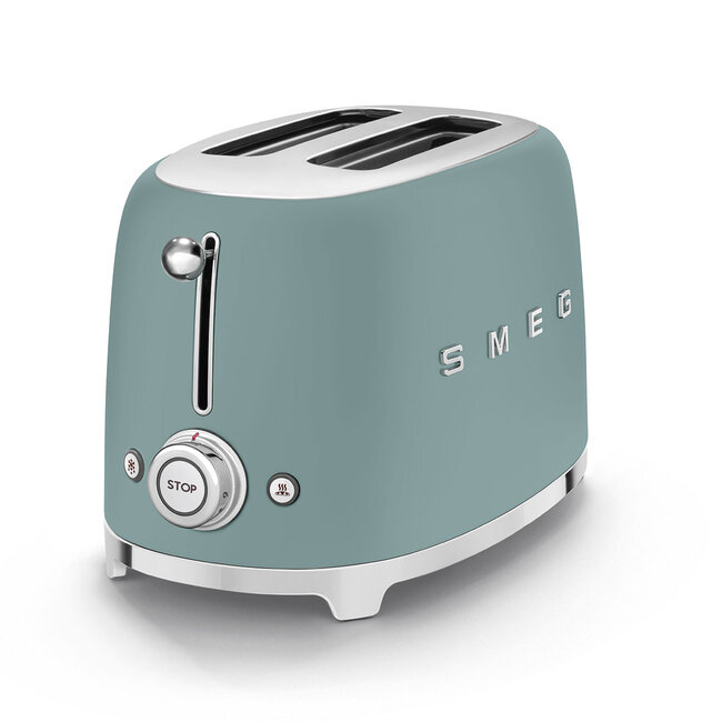 Smeg broodrooster emerald green - TSF01EGMEU