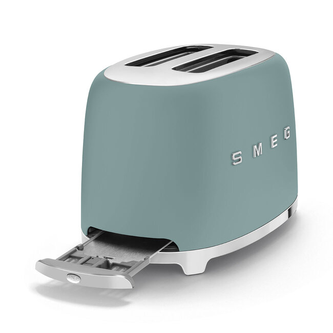 Smeg broodrooster emerald green - TSF01EGMEU