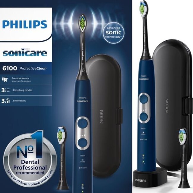 Philips elektrische tandenborstel - blauw