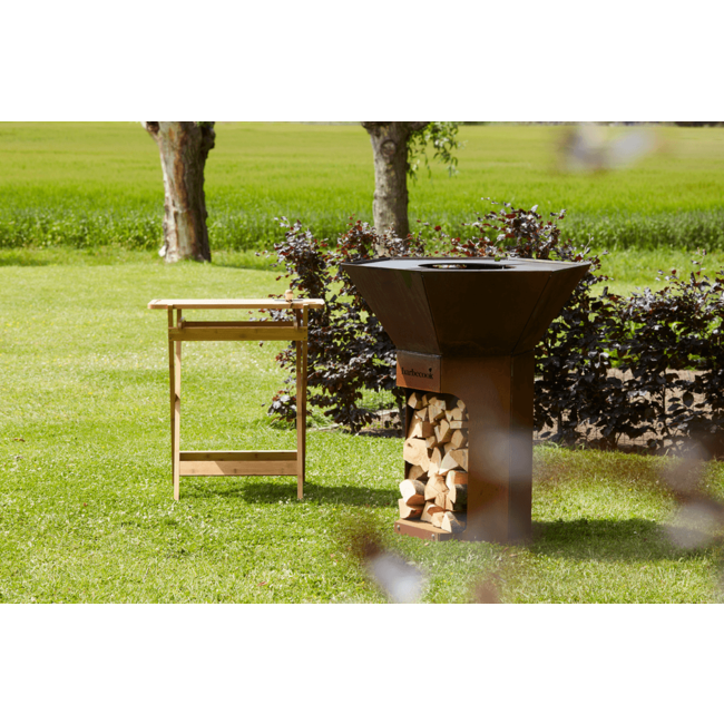 Barbecook houtbarbecue cortenstaal - Nestor