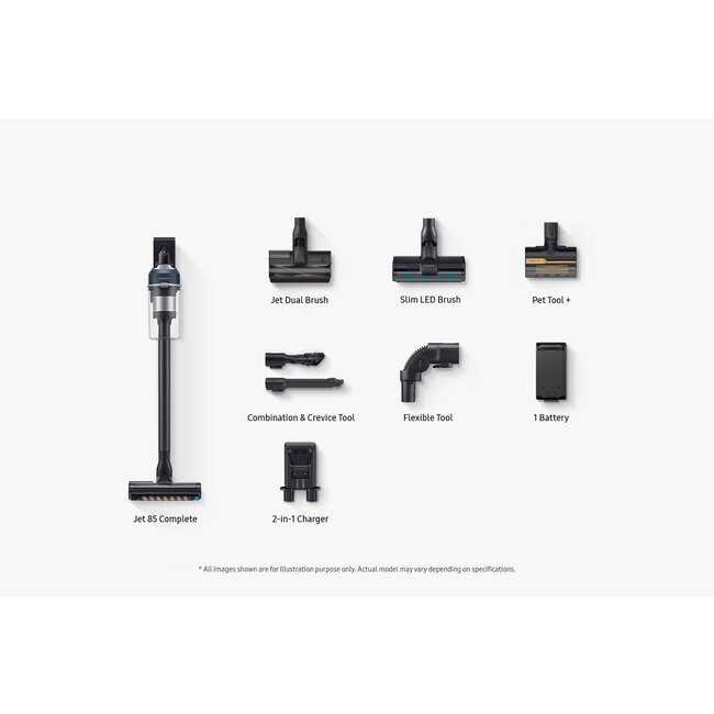 Samsung Steelstofzuiger Jet 85 VS20C8524TB