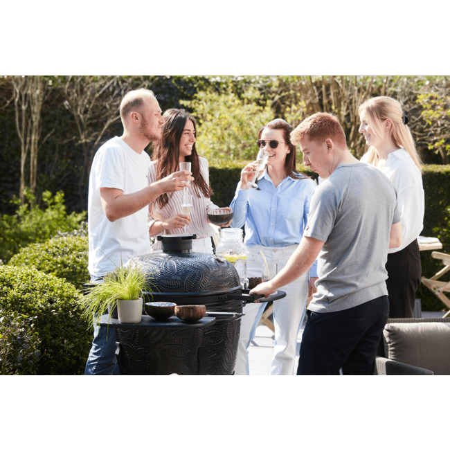Barbecook houtskoolbbq kamal kamado mat zwart - large