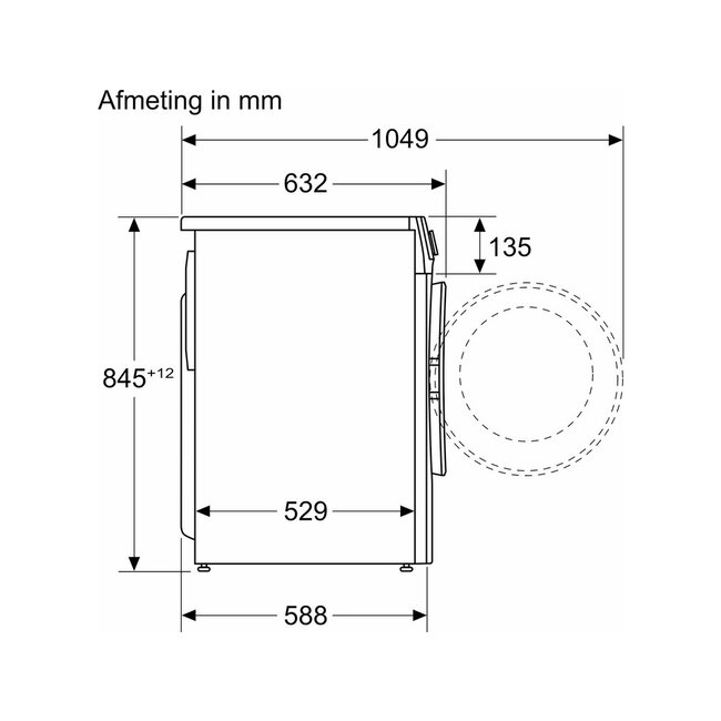 Bosch Wasmachine  9kg - WGG244ZAFG