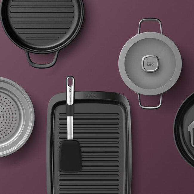 Berghoff leo recycled grillplaat - graphite