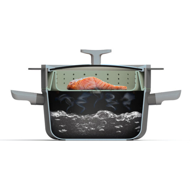 Berghoff leo stoominzet + vergiet 24 cm