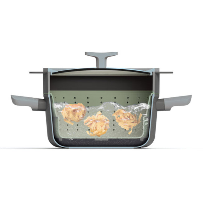 Berghoff leo stoominzet + vergiet 24 cm