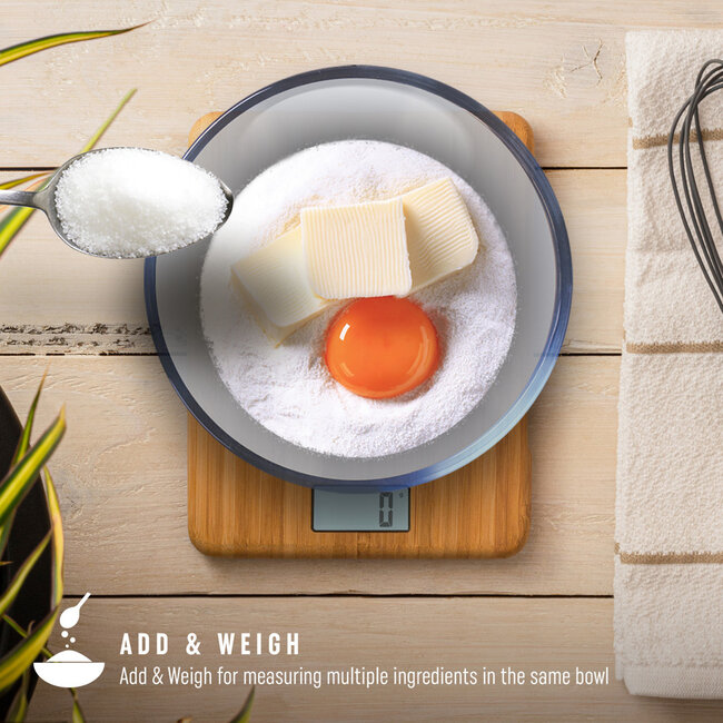 Salter Keukenweegschaal Bamboe