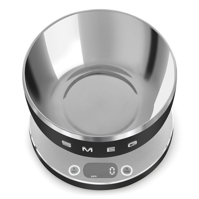 Smeg Keukenweegschaal Mat zwart - KSC01BLMWW
