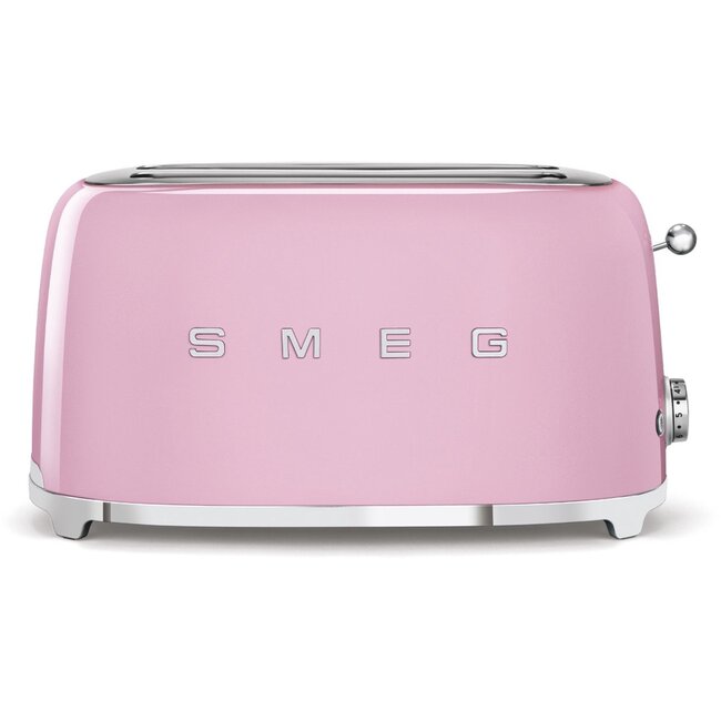 Smeg Broodrooster Roze TSF02PKEU