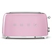Smeg Broodrooster Roze TSF02PKEU