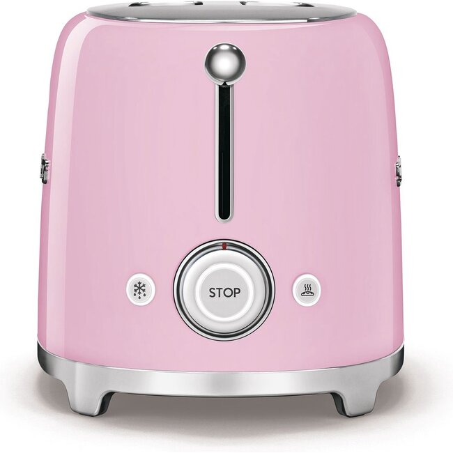 SMEG Broodrooster Roze TSF02PKEU