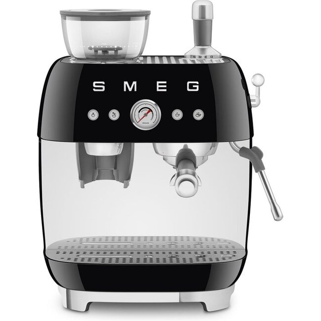 SMEG Espressomachine Zwart  EGF03BLEU
