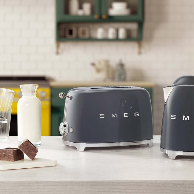 Smeg Broodrooster Leigrijs - TSF01GREU