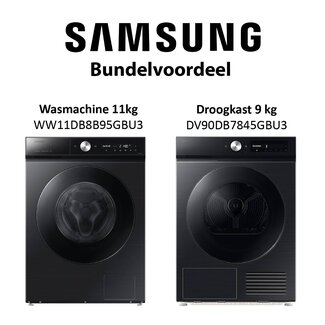 Samsung Voordeelbundel Wasmachine WW11DB8B95GBU3 & droger DV90DB7845GB