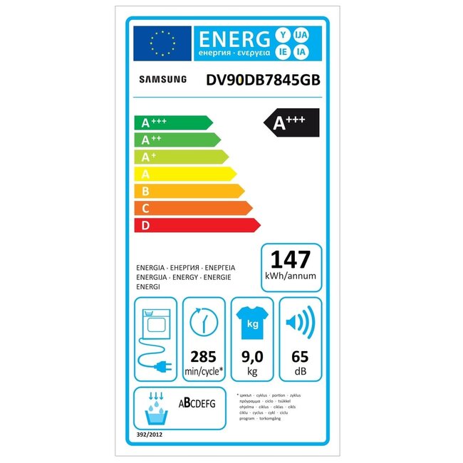 Samsung Voordeelbundel Wasmachine WW11DB7B94GB & droger DV90DB7845GB