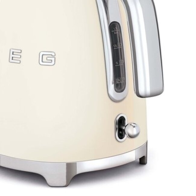 Tweedekans Smeg waterkoker crème 1,7l - KLF03CREU