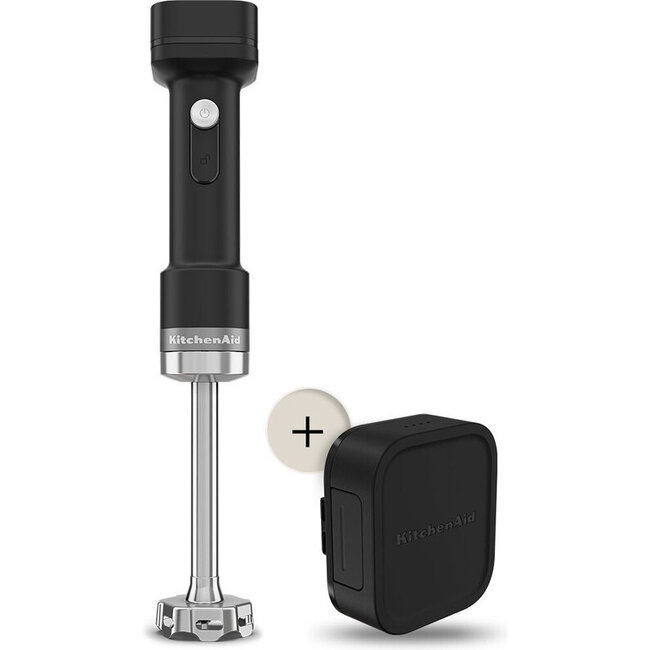 KitchenAid Go staafmixer draadloos zwart - 5KHBRV71BM