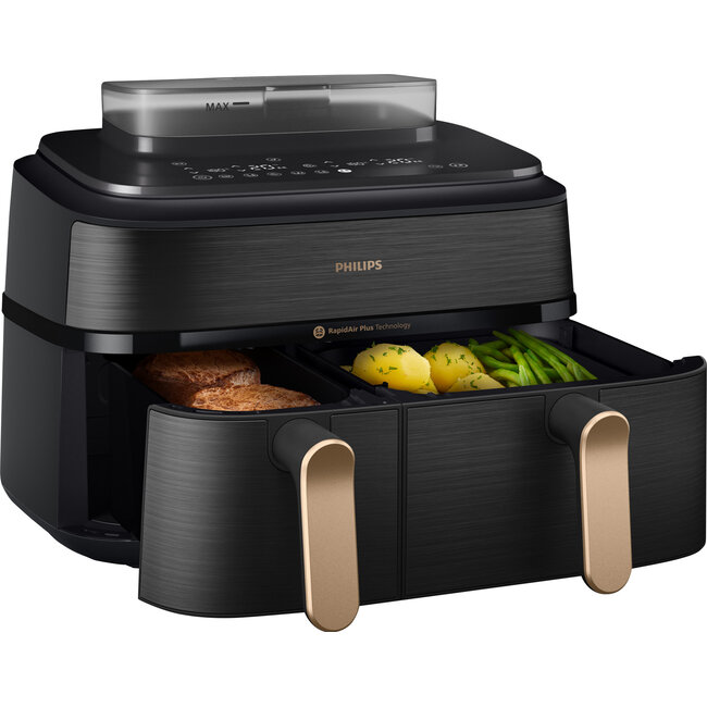 Tweedekans Philips stoomairfryer duo NA552/00