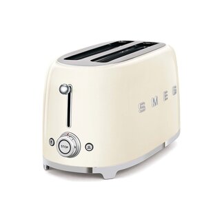 Smeg Tweedekans Broodrooster crème - TSF02CREU