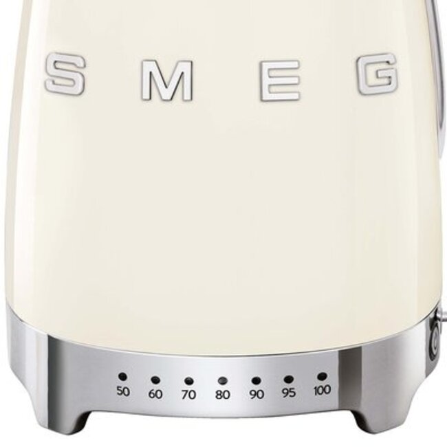 Tweedekans Smeg waterkoker crème 1,7l  - KLF04CREU