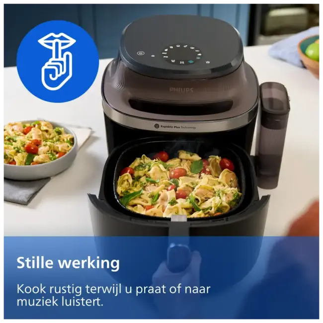 Philips NA547/07 NovaPlus Airfryer 5000-serie met Stoomfunctie – 7,2L