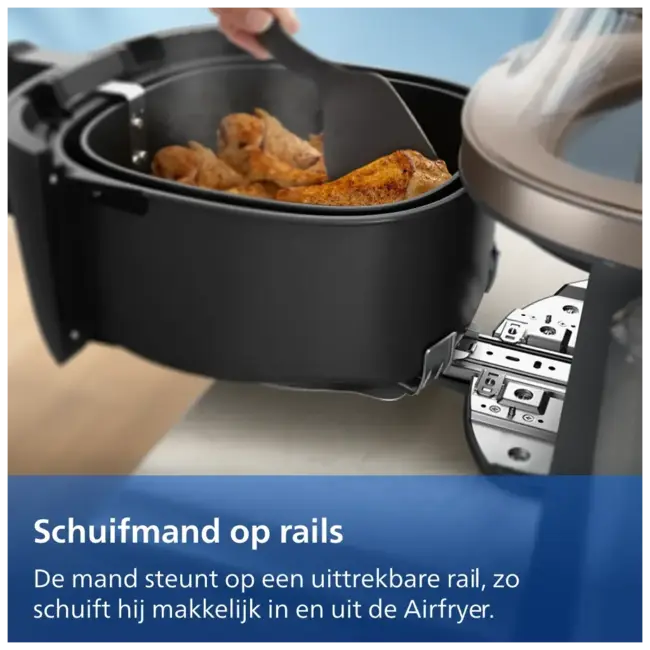 Philips NA547/07 NovaPlus Airfryer 5000-serie met Stoomfunctie – 7,2L