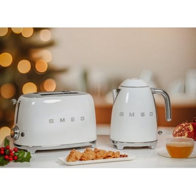 Tweedekans Smeg waterkoker wit 1,7L - KLF03WHEU