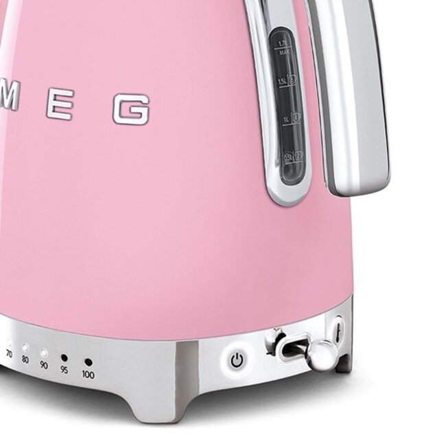 Smeg Waterkoker 1,7 Roze -KLF04PKEU