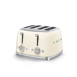 Smeg Tweedekans Broodrooster crème - TSF03CREU Smeg Tweedekans Broodrooster crème - TSF03CREU