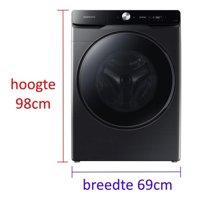 Samsung - WF20DG8650BVU3 - Waschmachine XXL - Zwart