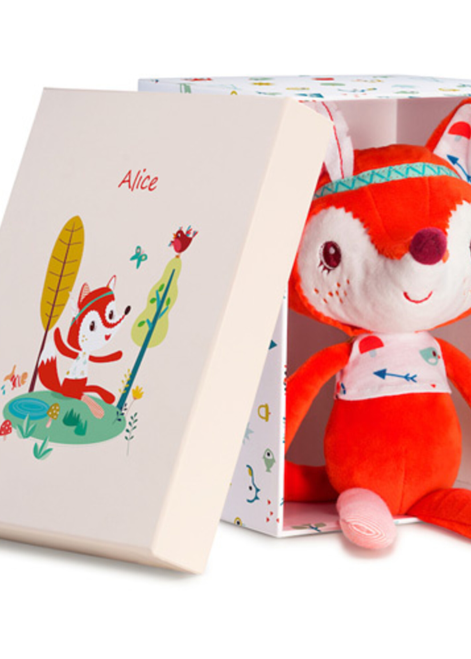 Lilliputiens Ik ontdek - Knuffel in doos Alice