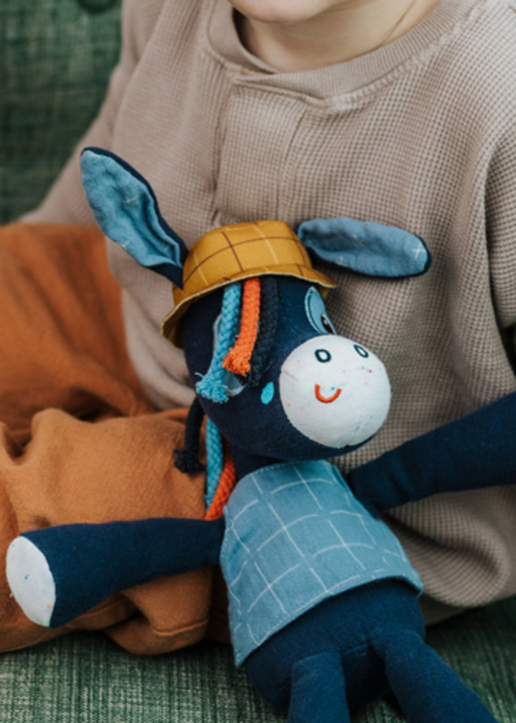 Lilliputiens Ik ontdek - Knuffel in doos Ignace