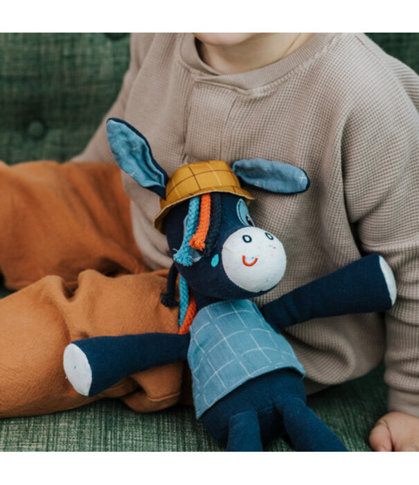 Lilliputiens Ik ontdek - Knuffel in doos Ignace