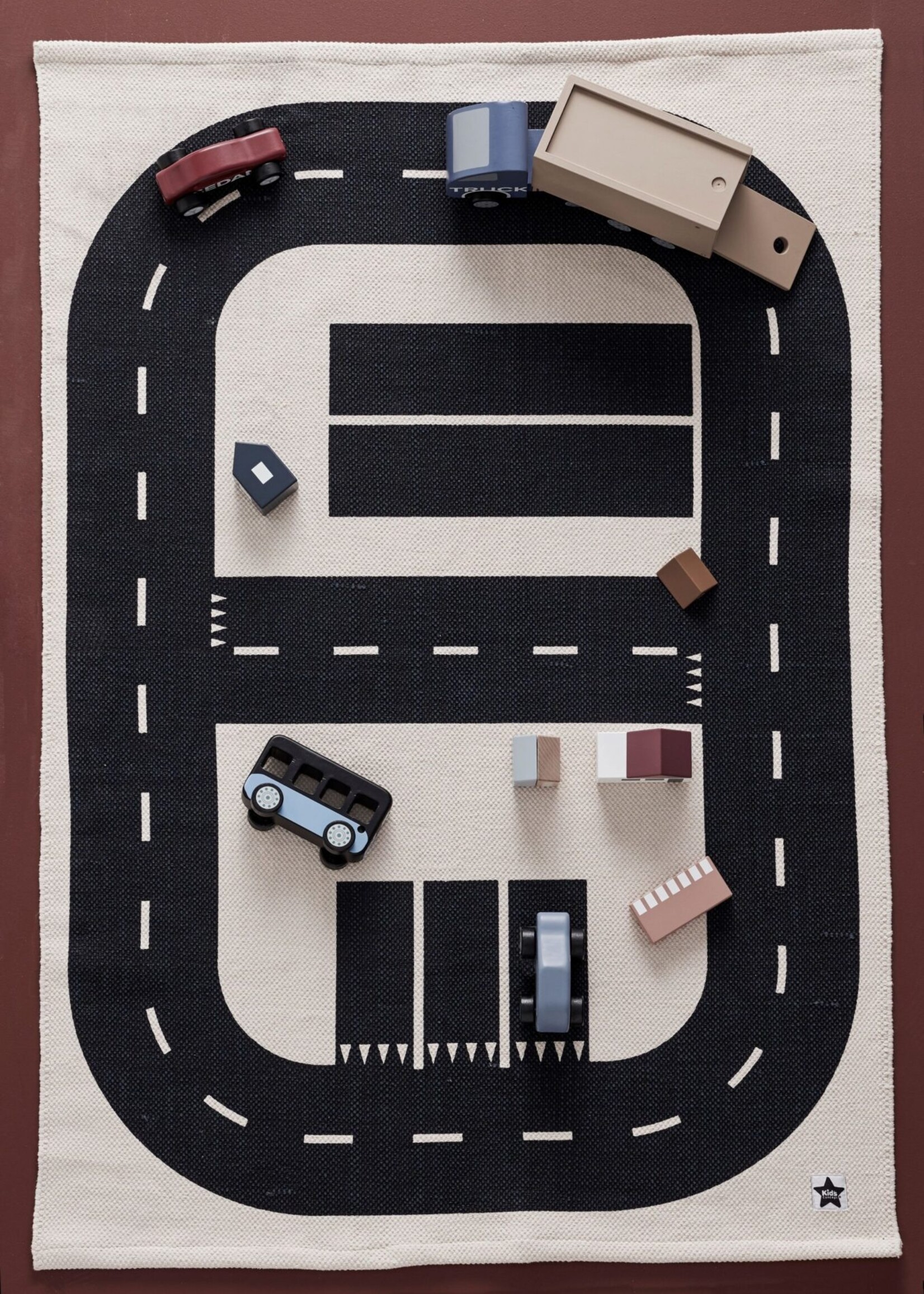 Kidsconcept - Tapijt Aiden Cars