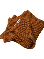 DonebyDeer Donebydeer - Wafel deken Mustard 80 x 100 CM