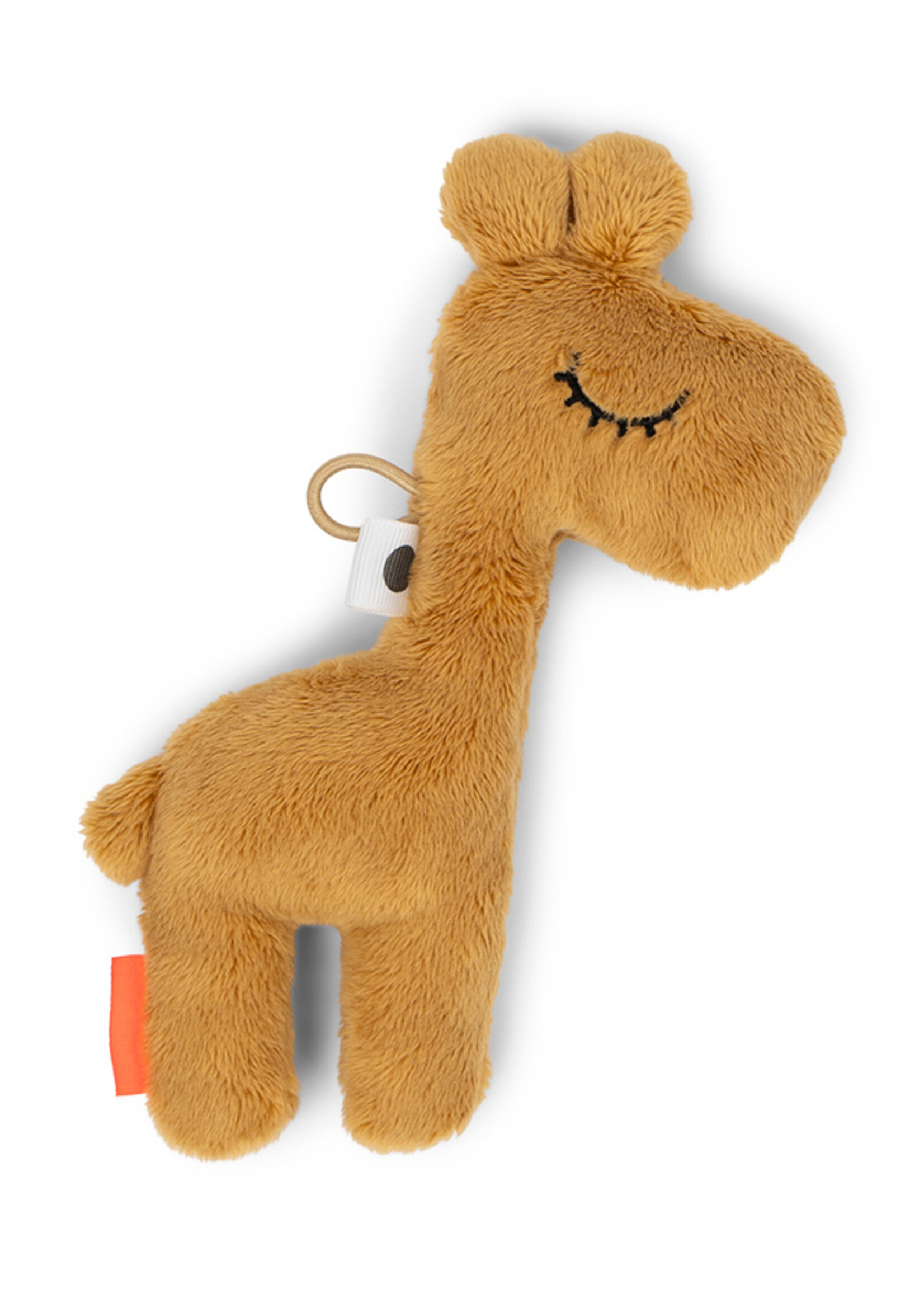 DonebyDeer Kleine sensorische rammelaar Raffi Mosterd