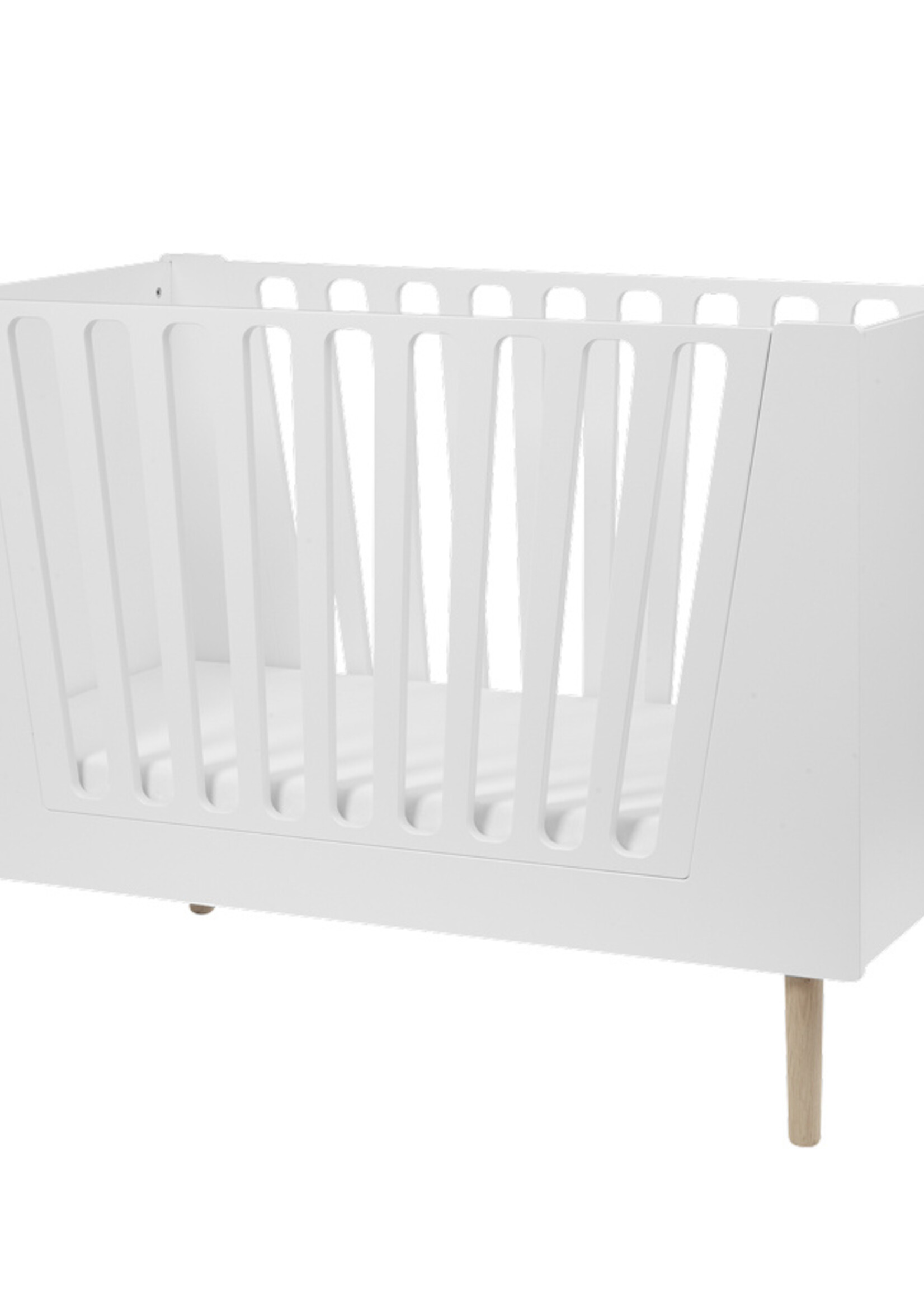 DonebyDeer Donebydeer - Ledikant 60 x 120 cm Wit