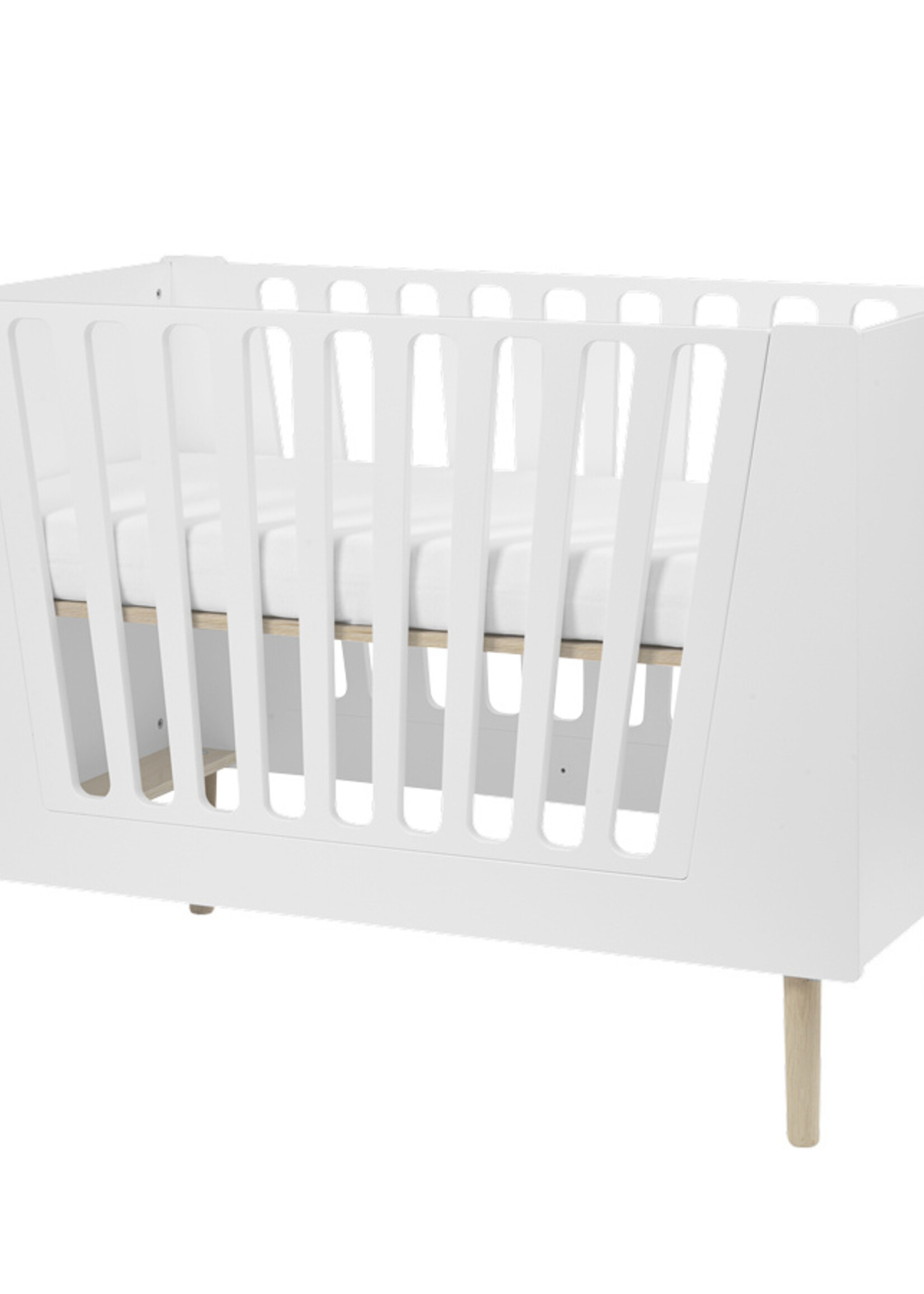 DonebyDeer Donebydeer - Ledikant 60 x 120 cm Wit