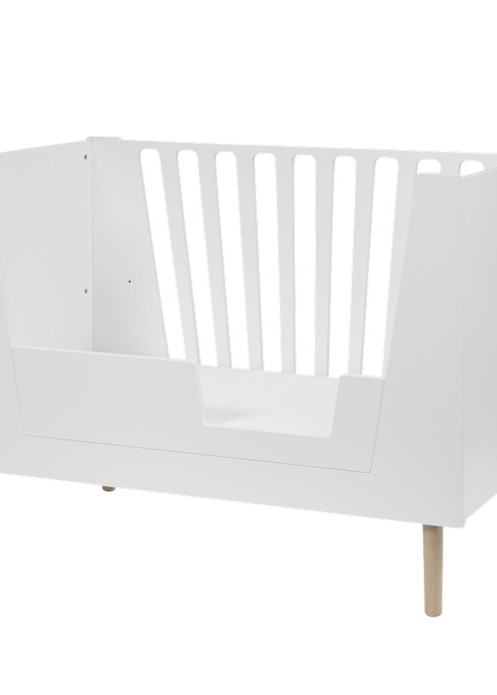 DonebyDeer Donebydeer - Ledikant 60 x 120 cm Wit